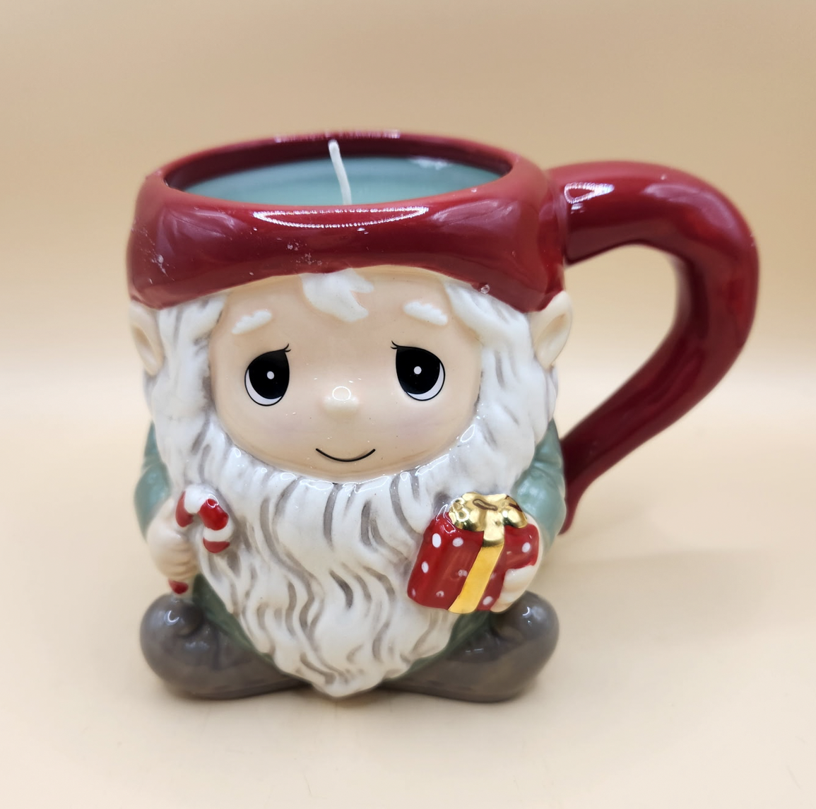 Christmas Gnome Naughty/Nice Candle Mugs Set