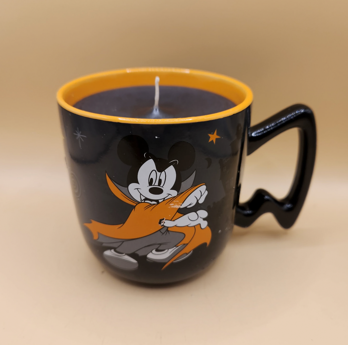 Mickey Mouse Halloween Mug Candle