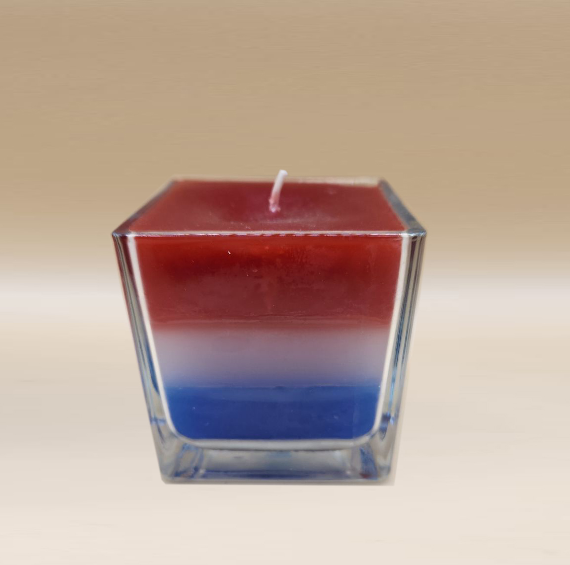 Tri-color Wax Candle