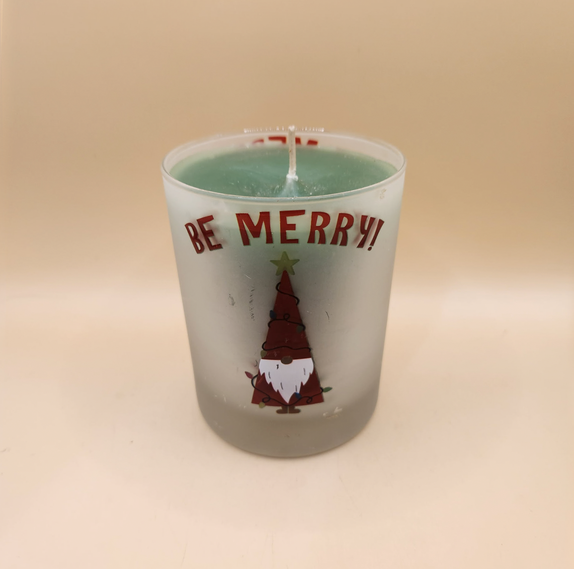 Be Merry Christmas Candle