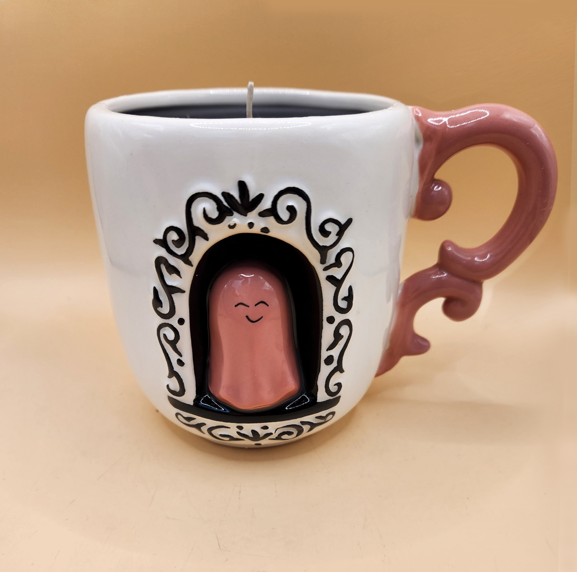 Ceramic Mug with Candle
