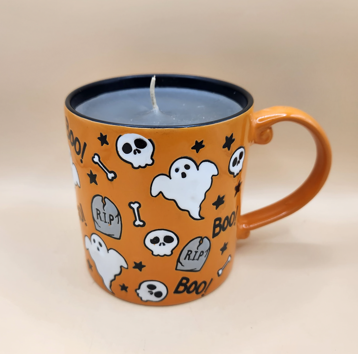 Halloween Ghost Candle Mug