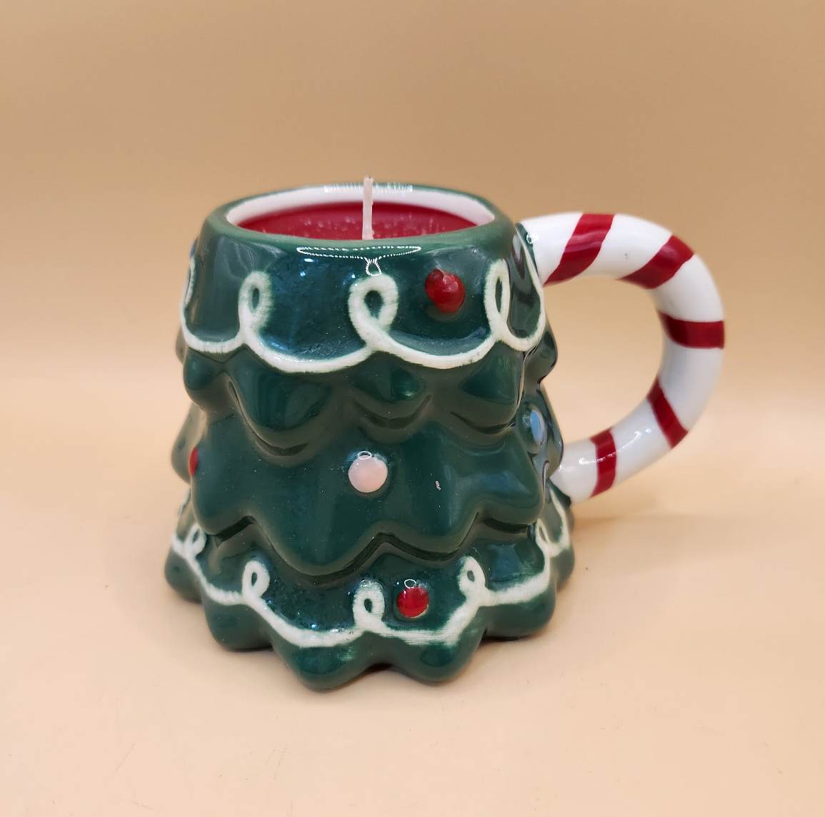 Christmas Tree Mug Candle