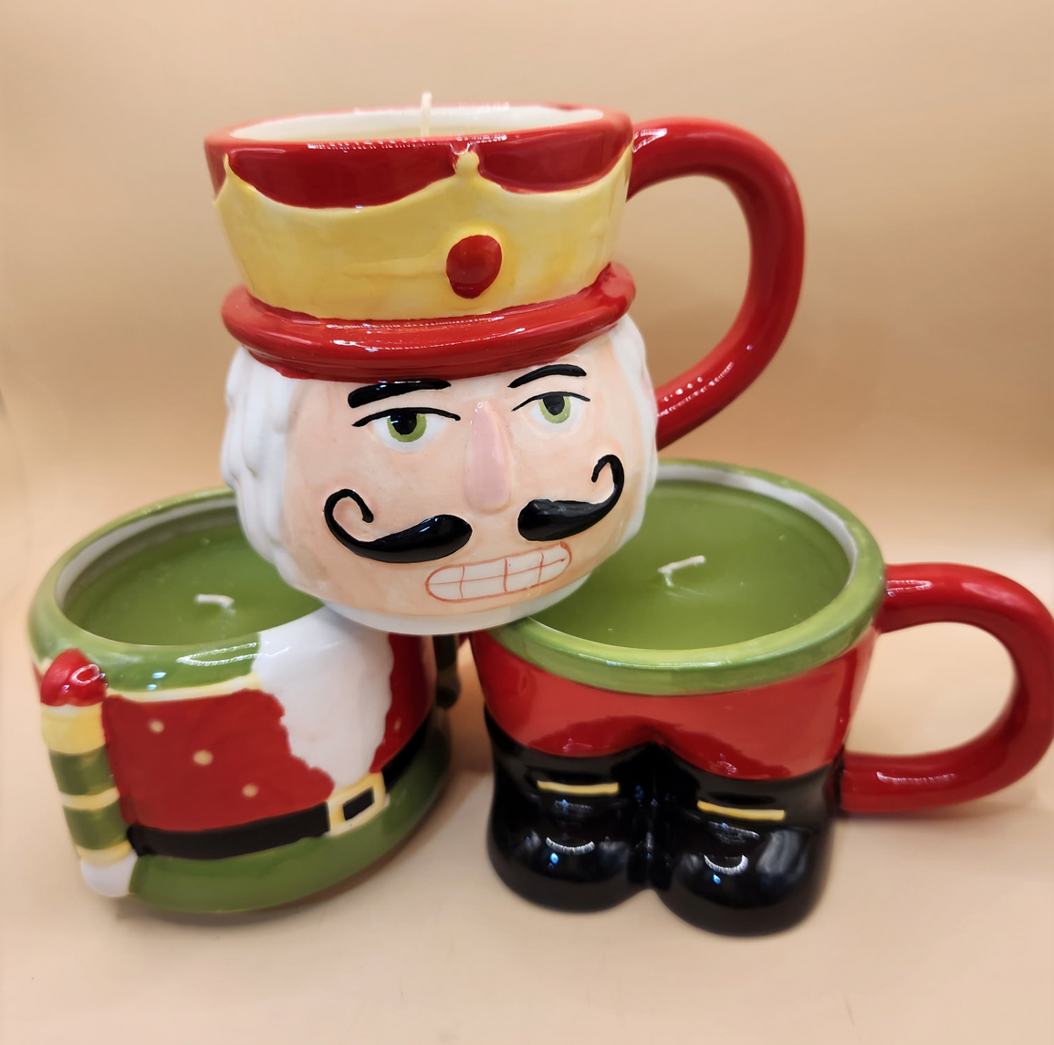 Nutcracker Soldier Mug Set (stackable)