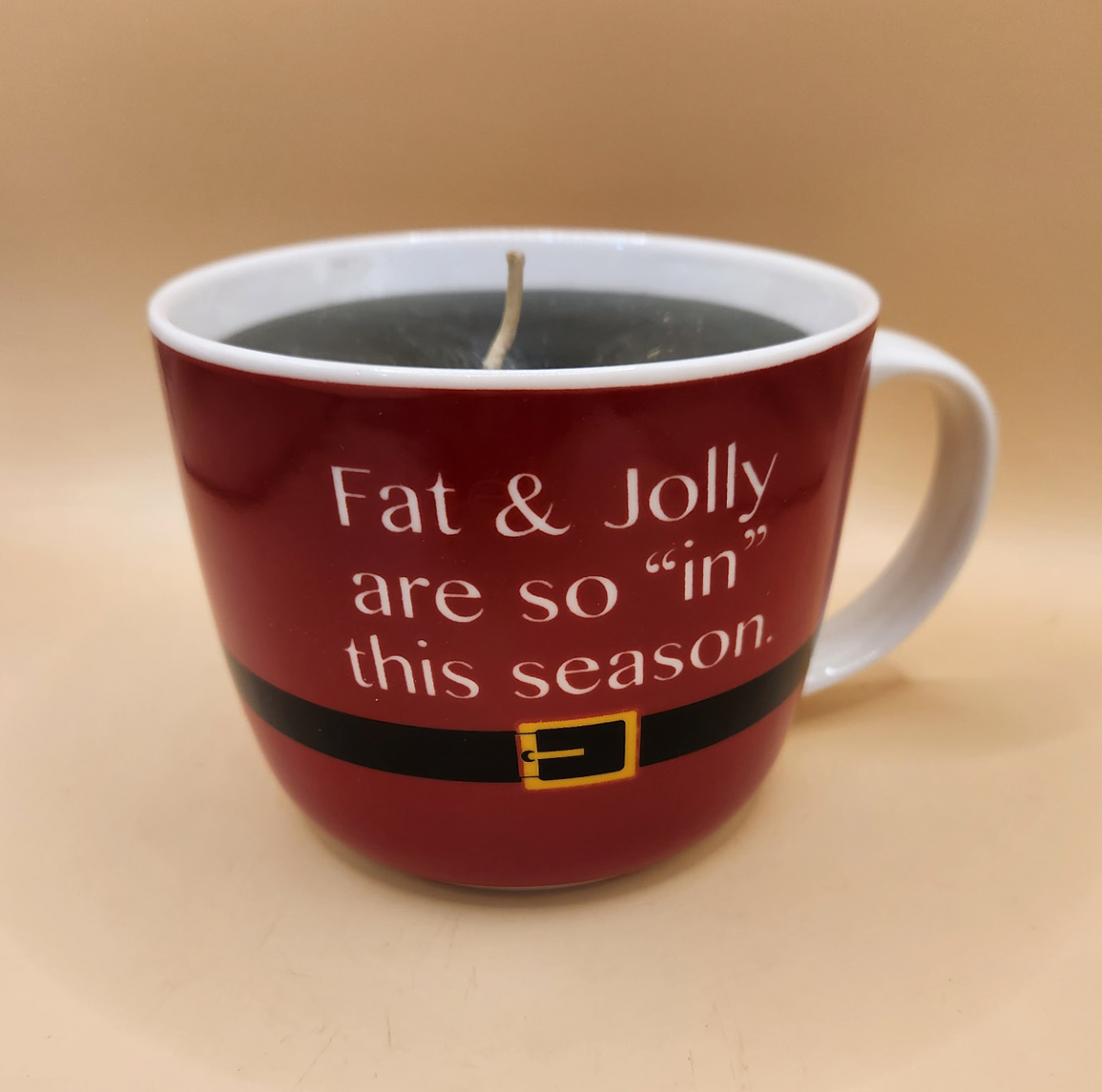 Santa Mug Candle