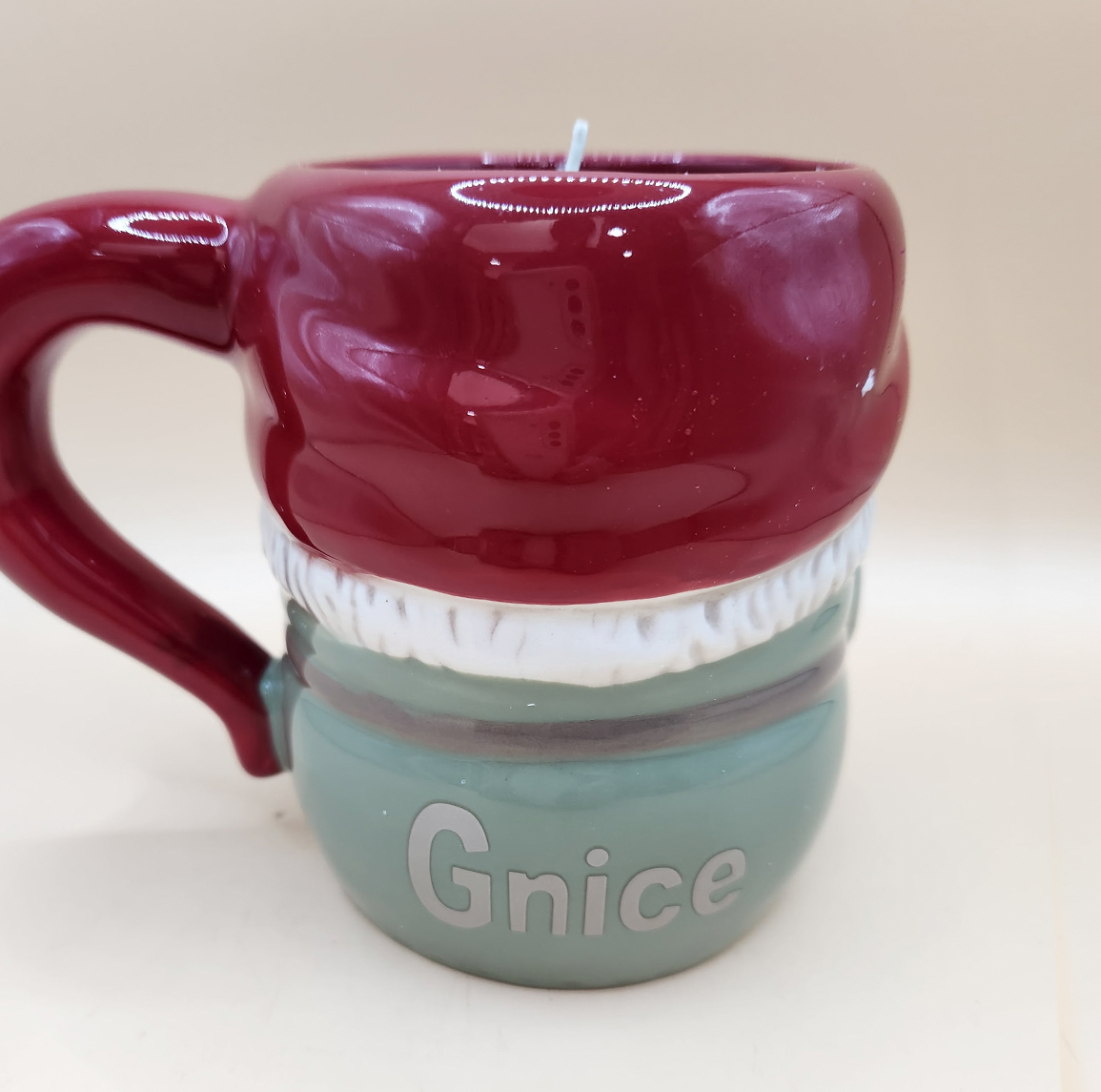 Christmas Gnome Naughty/Nice Candle Mugs Set
