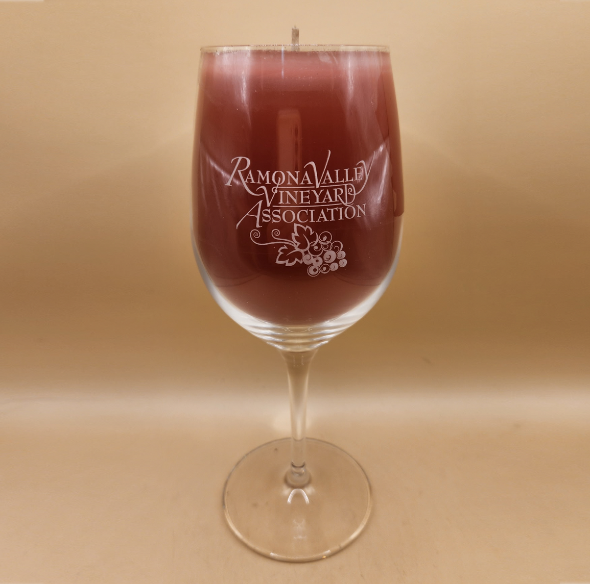 RVVA Wine Glass Candle
