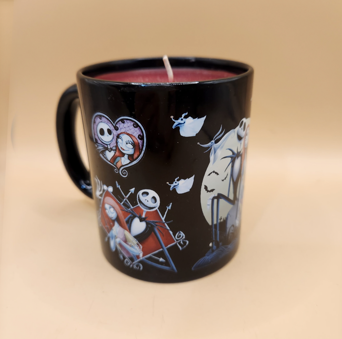 The Nightmare Before Christmas Themed Candle Mug