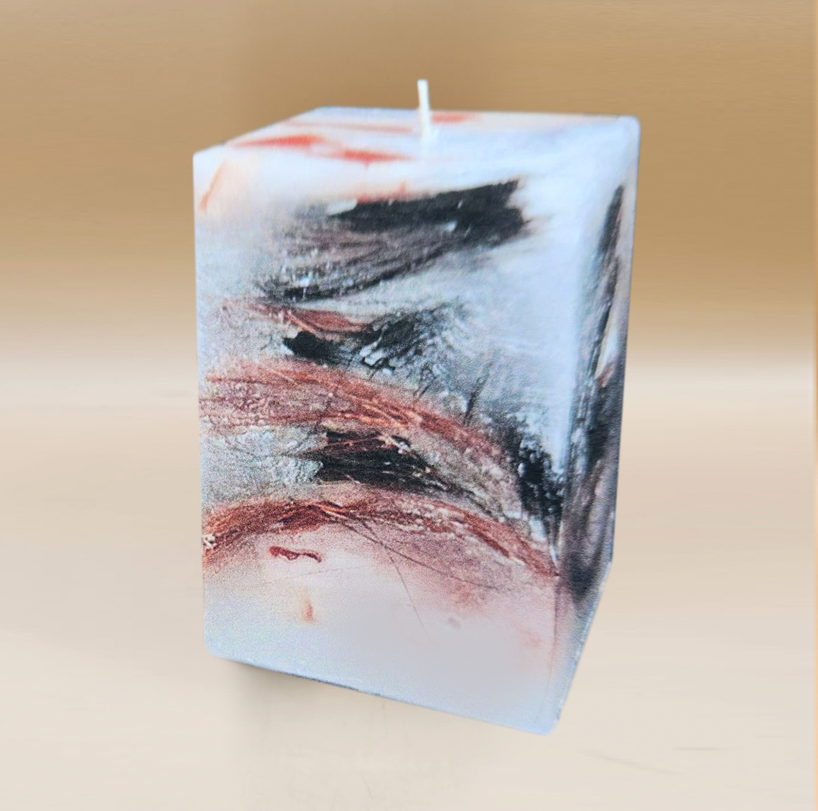 Square Horse Hair Memory Candle