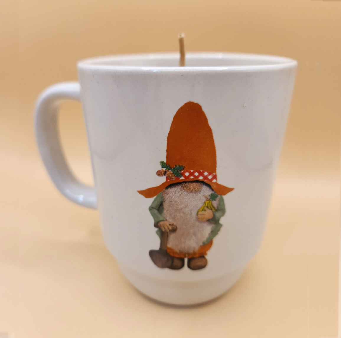 Gnome Mug Candle