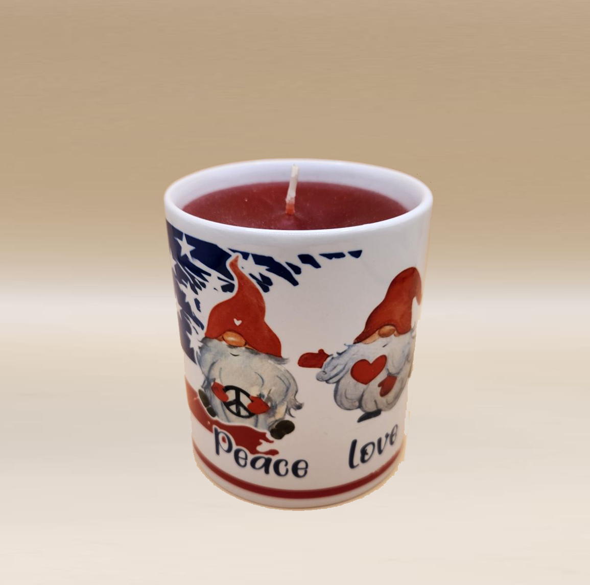 Decorative Gnome Scented Candle