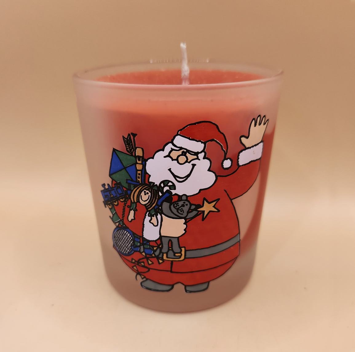 Santa Claus Christmas Candle