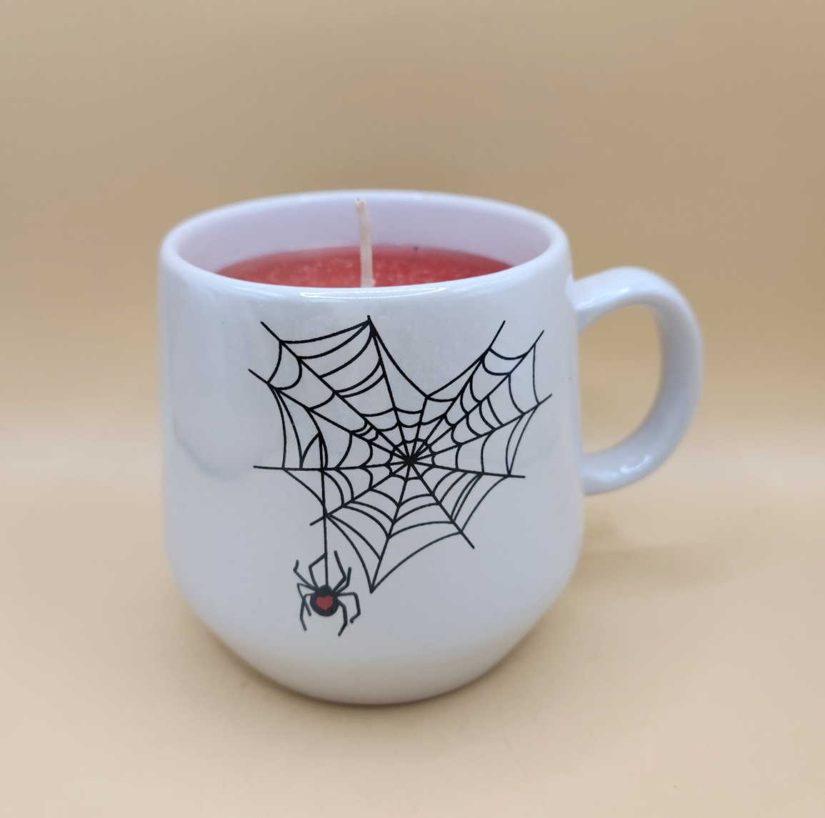 Spiderweb Mug Candle