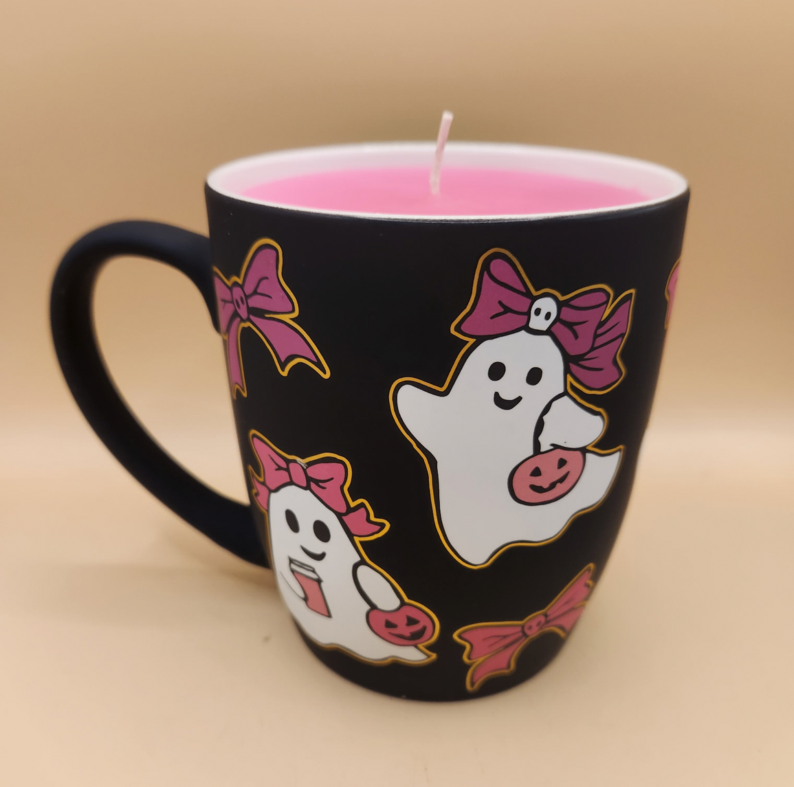 Ghost Mug Candle