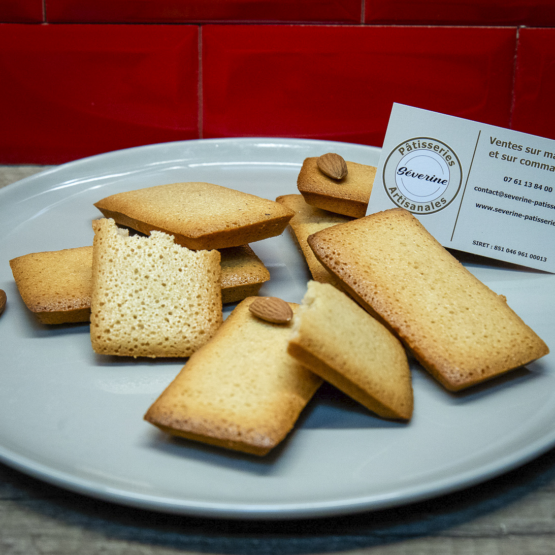 Financier à la farine de châtaigne