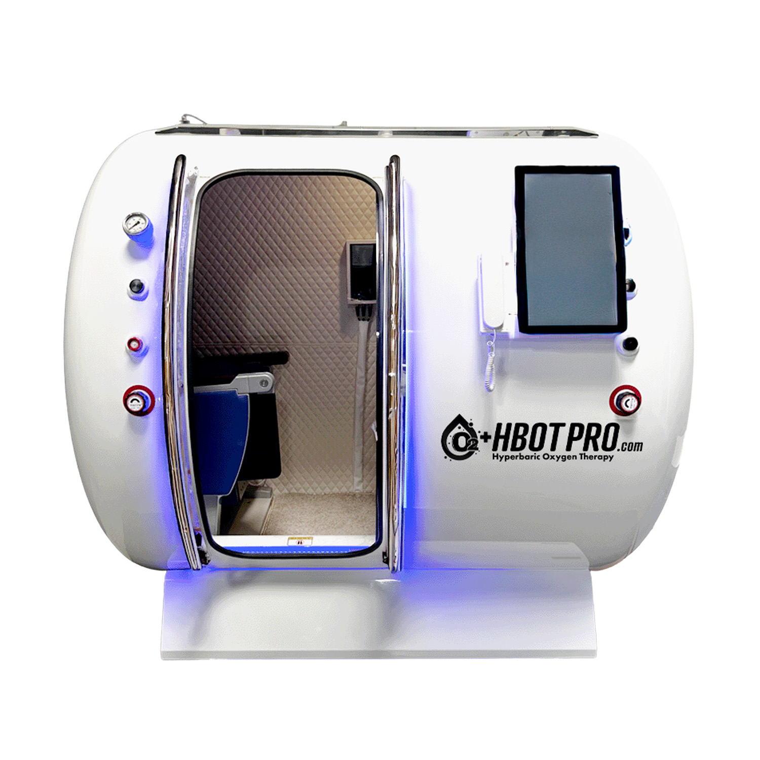 HBOTPRO HE5000 Mini – 2 Person Hard-Shell Hyperbaric Oxygen Chamber