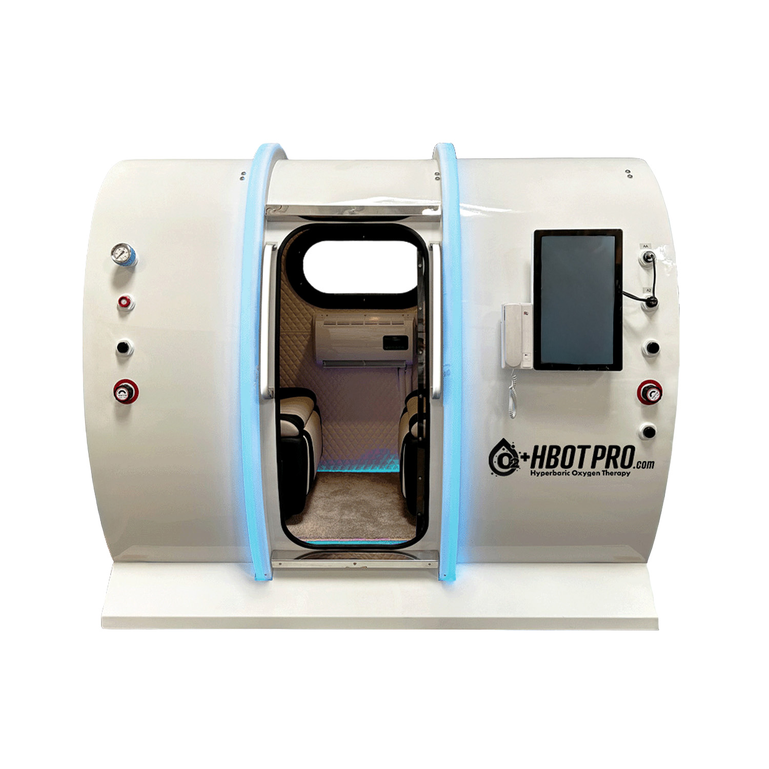 HBOTPRO HE5000 Fort – 2 Person Hard-Shell Hyperbaric Oxygen Chamber