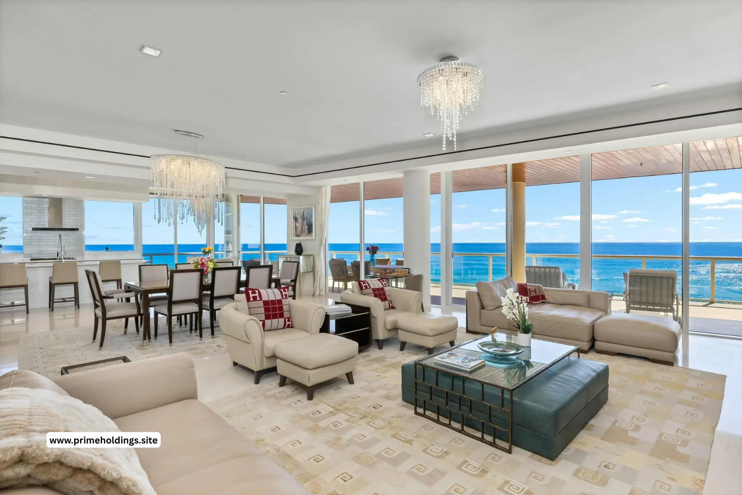 $9,300,000.00 | 3 bed 4.5 bath 4,198sqft | 1000 S Ocean Blvd Apt 507, Boca Raton, FL 33432.