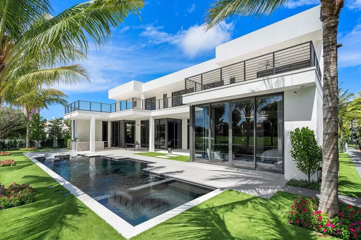 $17,995,000.00 | 5 bed 5.5+ bath 7,819sqft 7,819 square feet 0.32acre lot | 1371 Royal Palm Way, Boca Raton, FL 33432.