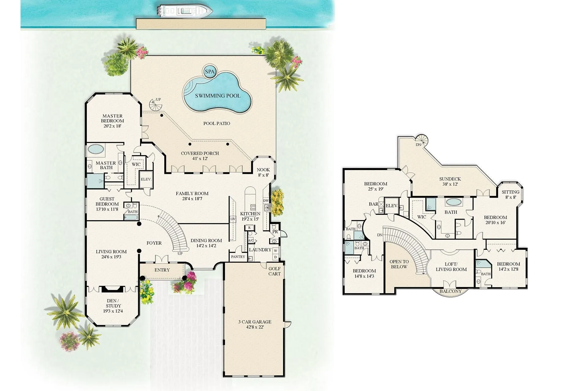 $9,950,000.00 | 6 bed 6.5 bath 5,782sqft 5,782 square feet 0.35acre lot | 251 W Key Palm Rd, Boca Raton, FL 33432.