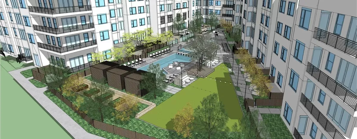 $1,532 - $3,054/mo | 1 - 3 bed 1 - 2 bath 672 - 1,378sqft | 14440 Pearson Market Cir, Austin, TX 78717.