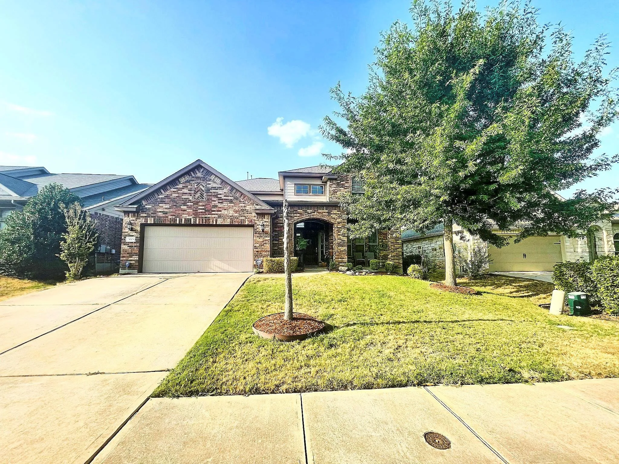 $2,600/mo | 4 bed 3.5 bath 2,863sqft 2,863 square feet 7,183sqft lot | 3008 Dusty Chisolm Trl, Pflugerville, TX 78660.