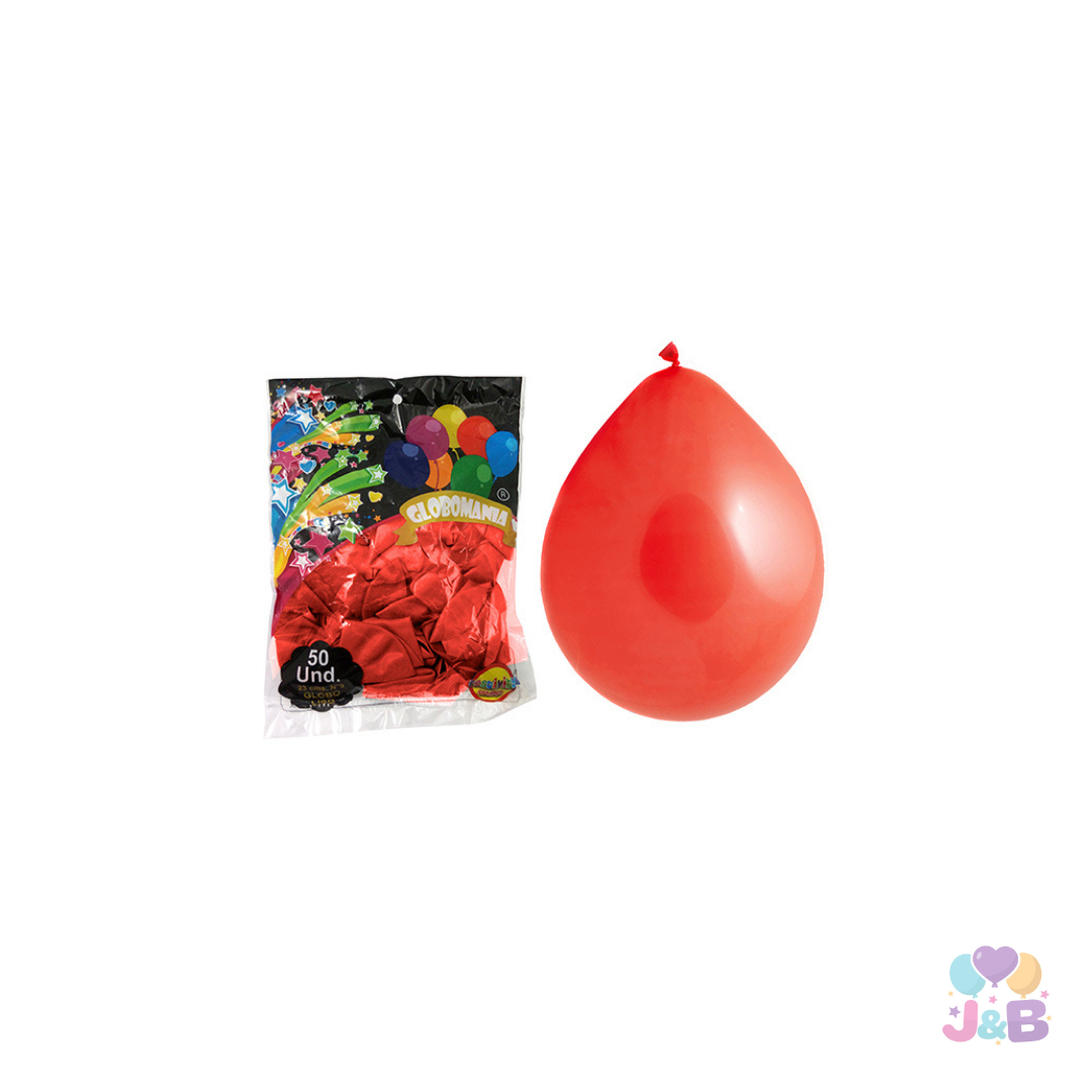 GLOBO 09 STANDARD A ROJO X 50