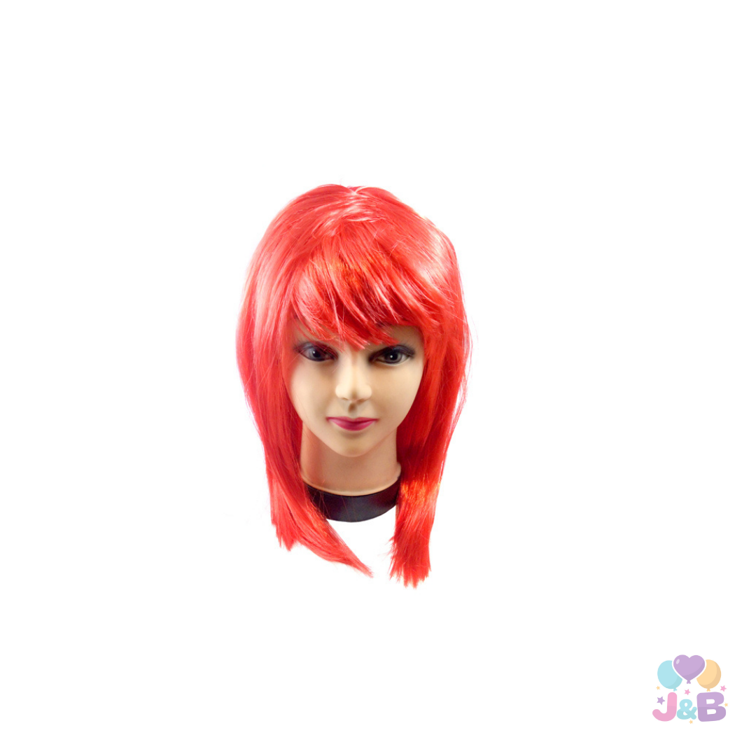 PELUCA MEDIANA 43CM 160GR ROJO