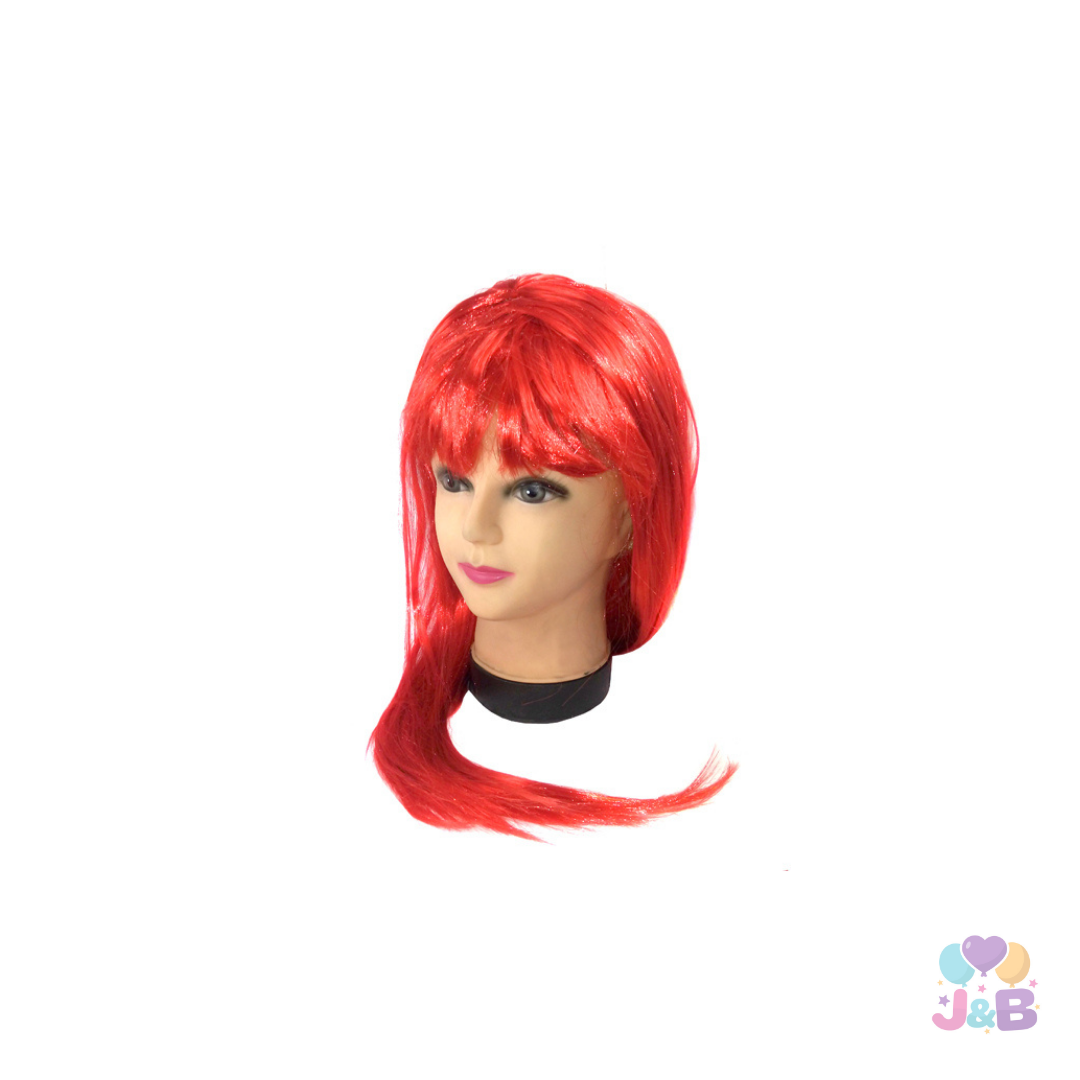 PELUCA LARGA 60CM 160GR ROJO