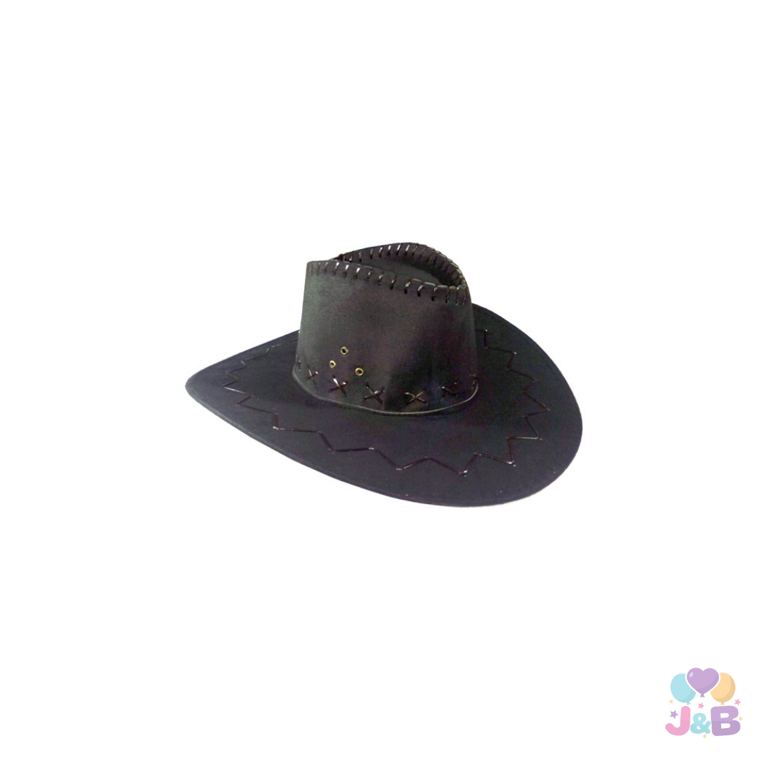 SOMBRERO VAQUERO NIÑO NEGRO X1