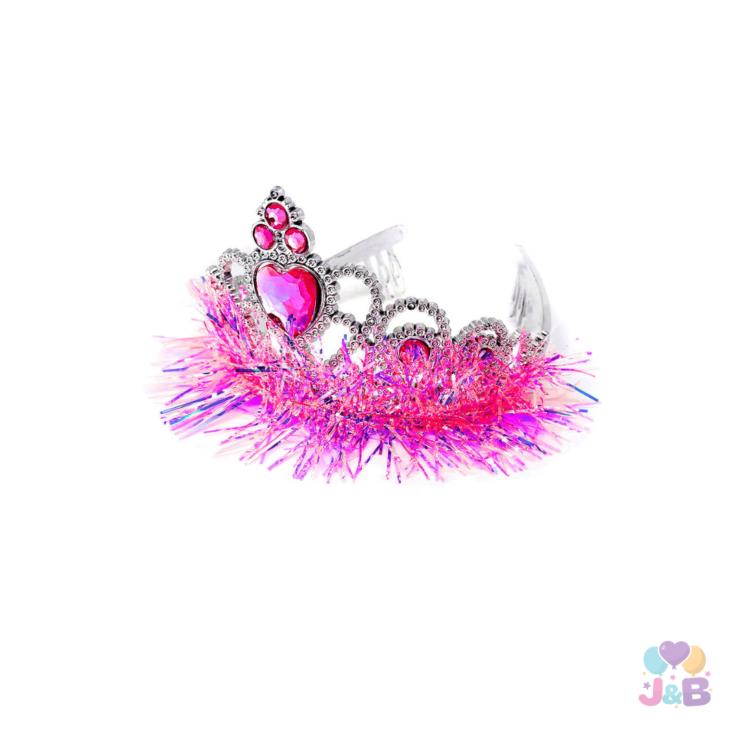 CORONA REINA CORAZON PELITOS X1UNI 