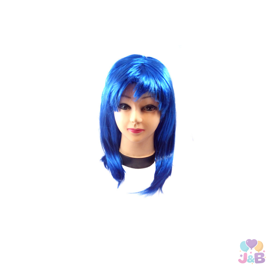 PELUCA MEDIANA 43CM 160GR AZUL REY