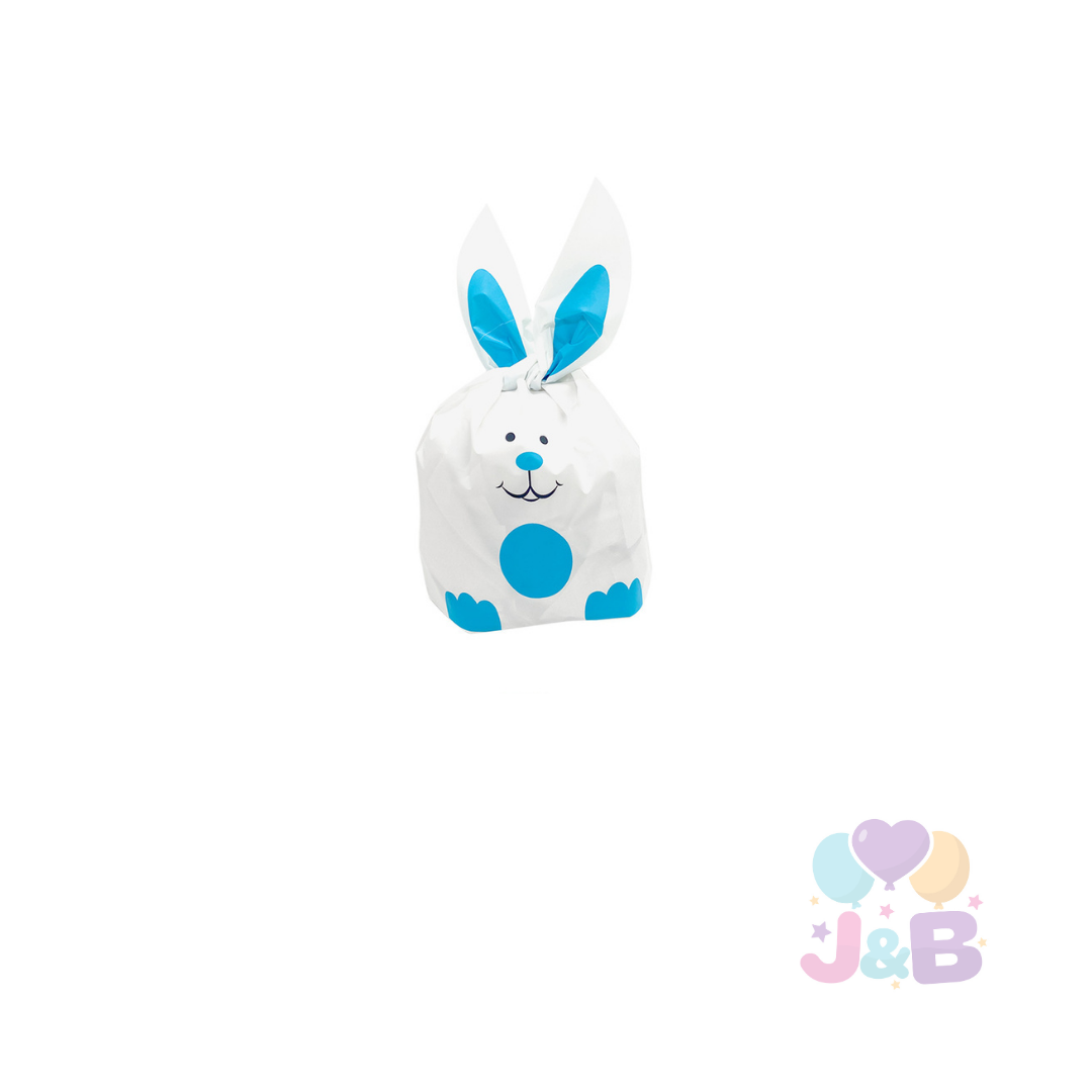BOLSA CONEJO GRANDE CELESTE 20X33 X12 UNI
