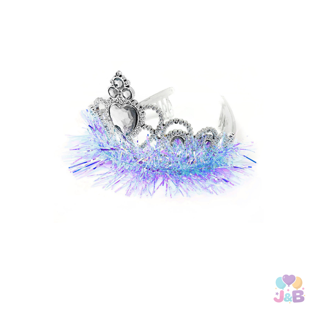 CORONA REINA CORAZON PELITOS X1UNI 