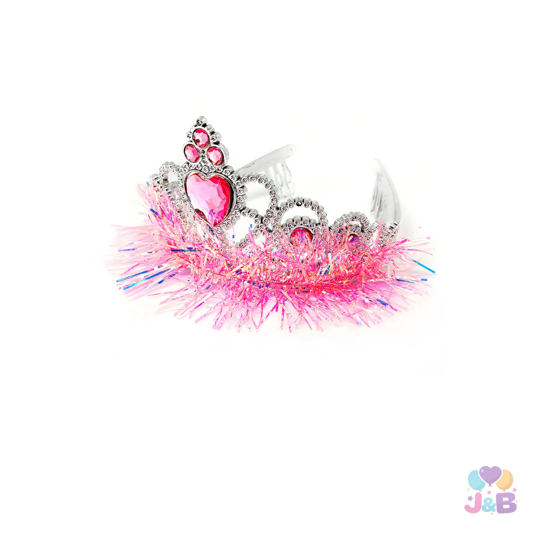 CORONA REINA CORAZON PELITOS X1UNI 