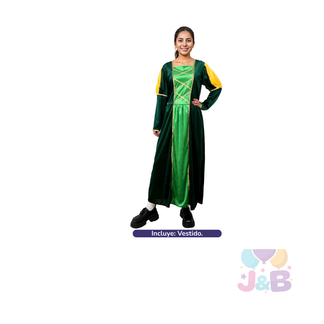 TRAJE PRINCESA FIONA NIÑA/ADULTO