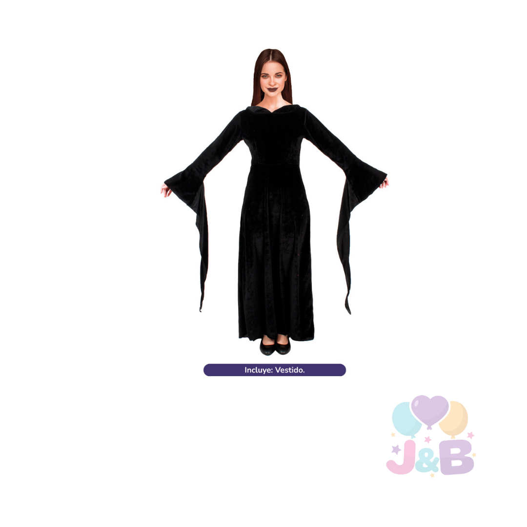 DISFRAZ DE MORTICIA