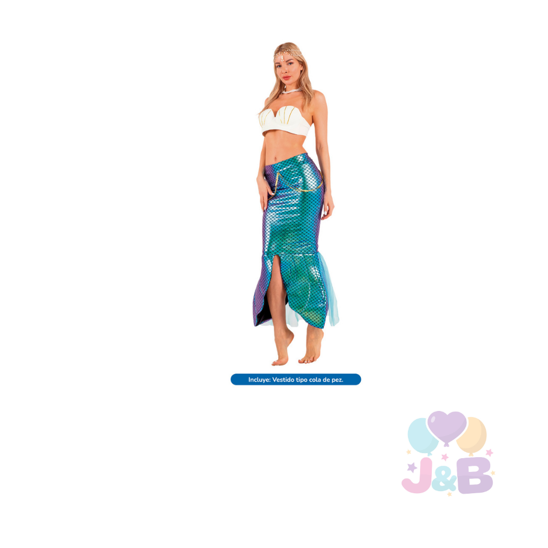 TRAJE ADULTO SIRENA