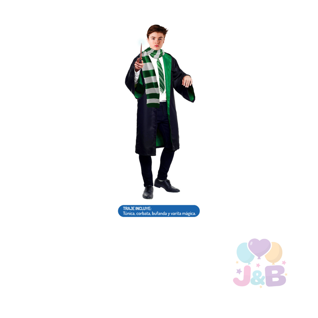 DISFRAZ DE MAGO SLYTHERIN