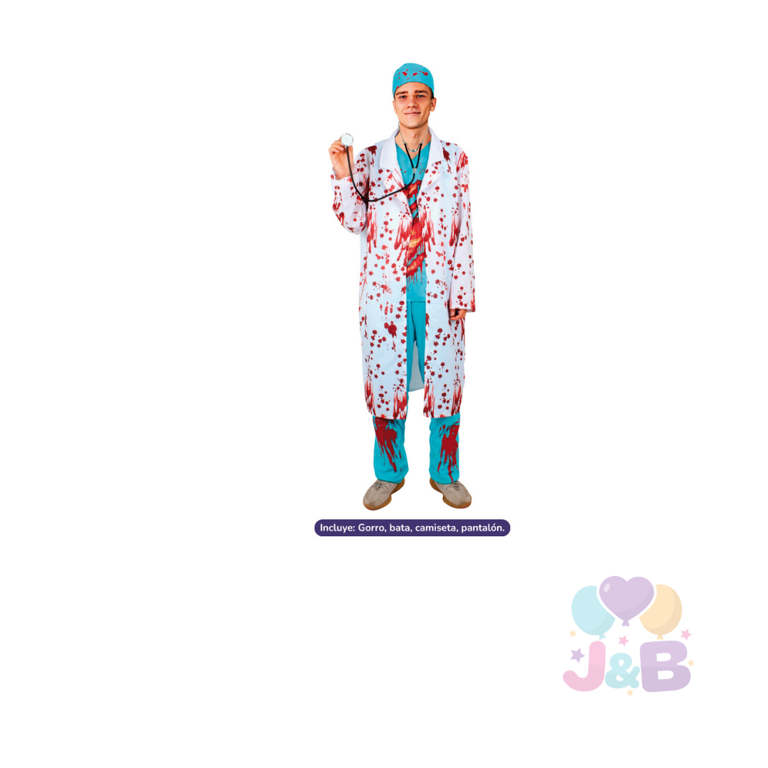 TRAJE DOCTOR CIRUJANO ZOMBIE 