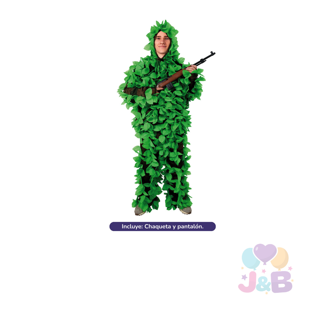 TRAJE ADULTO BUSH MEN 180CM X1 UNI