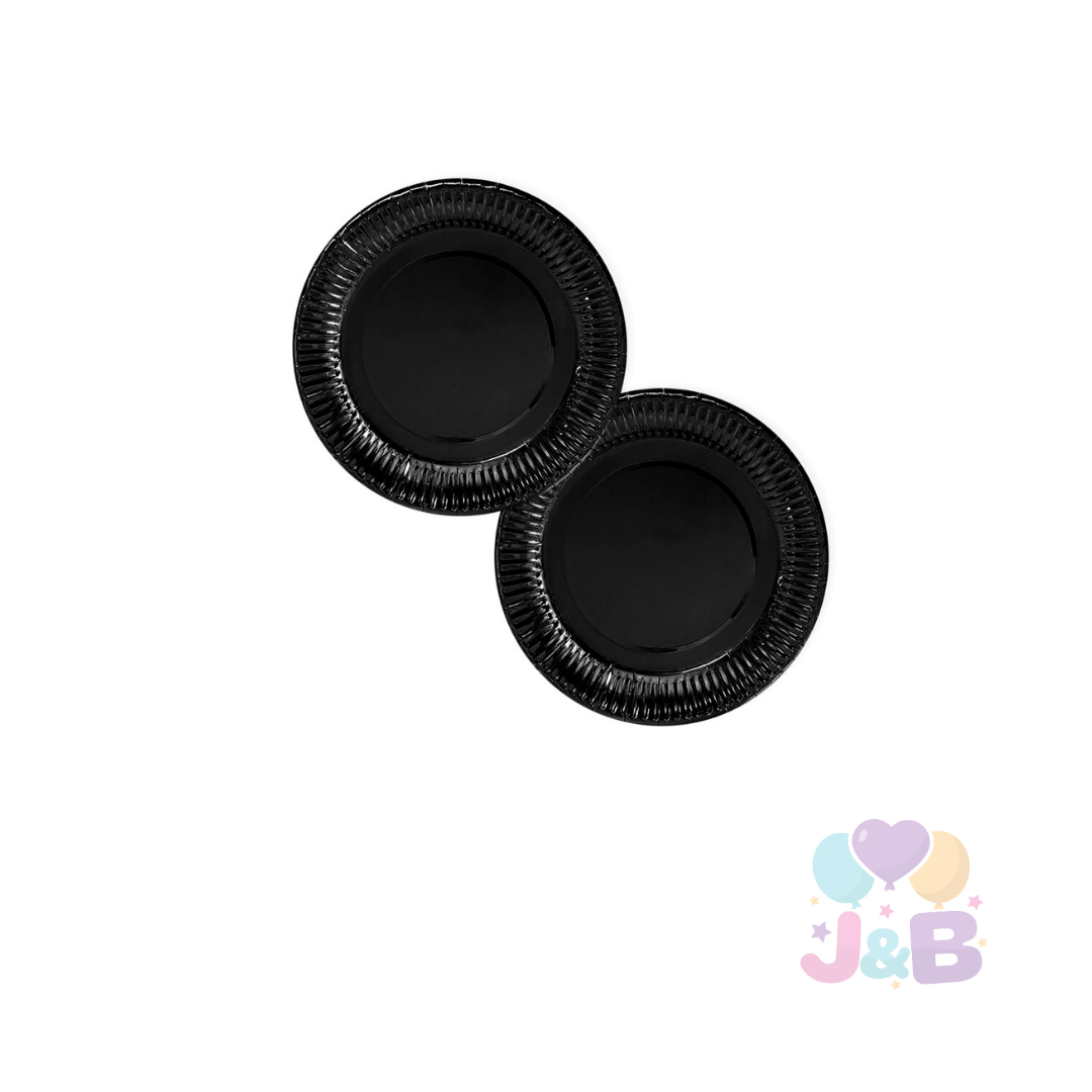 PLATO CARTON N°7 COLORES X10 UNIDADES