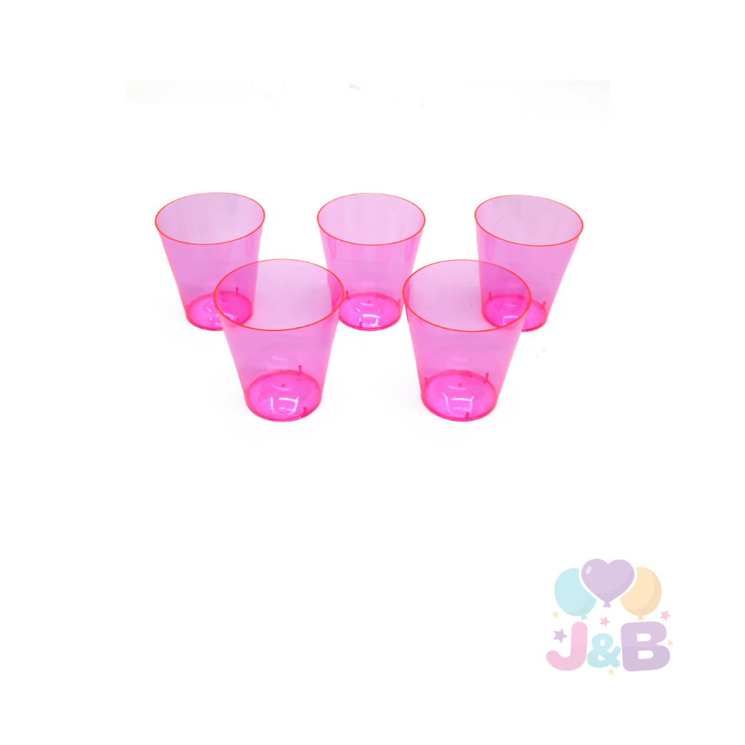 VASO SHOT ACRILICO NEON X30 UNIDADES