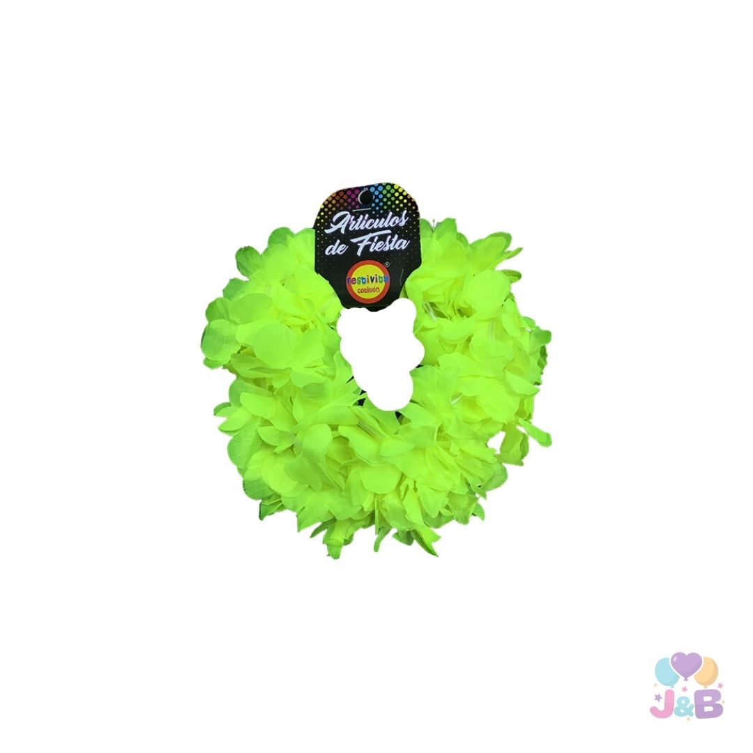 CINTILLO ELASTICADO FLOR FLUOR SURTIDO X6
