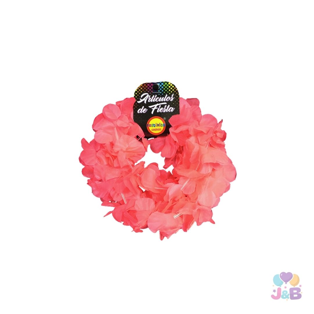 CINTILLO ELASTICADO FLOR FLUOR SURTIDO X6