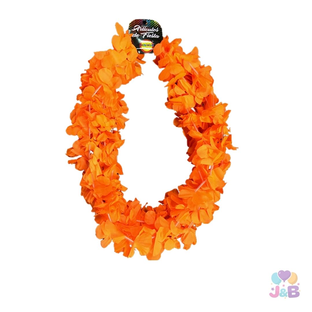 COLLARES DE FLORES ESTILO FLUOR X6 UNIDADE