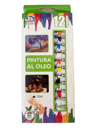 Pintura Al Oleo Ding Li 12 Colores