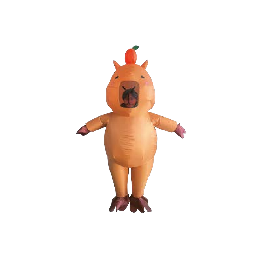 TRAJE ADULTO INFLABLE CAPIBARA 160-190CM X1UNI