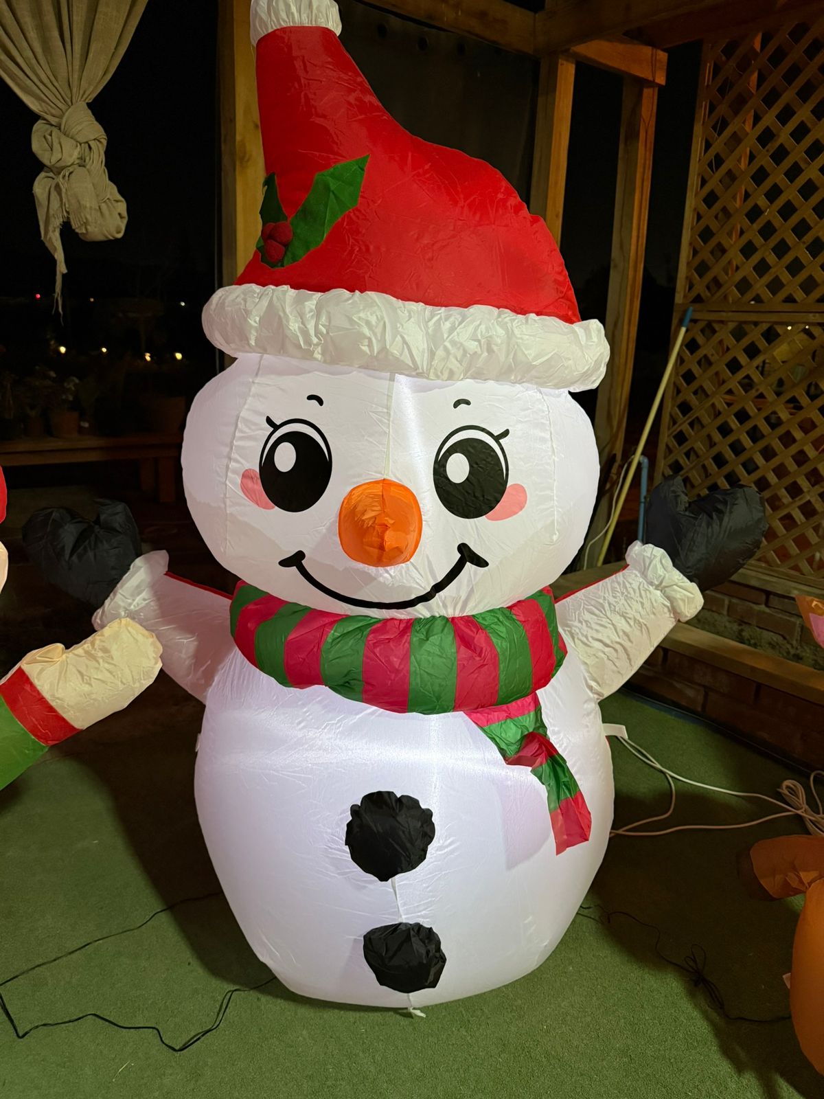 Figuras inflables navideñas