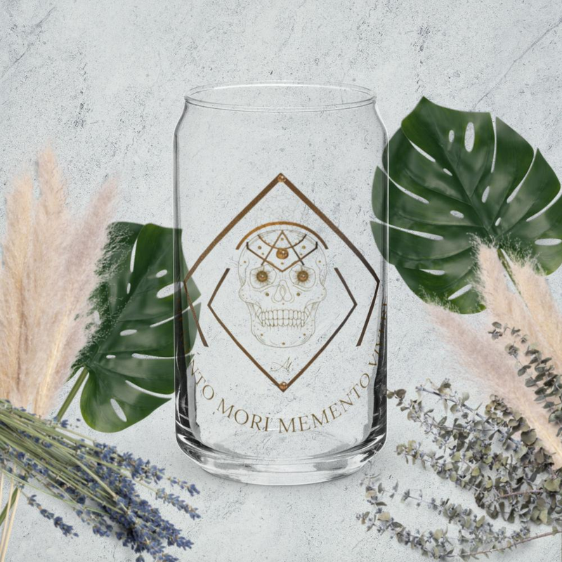 MMMV Skull Can-shaped Glass